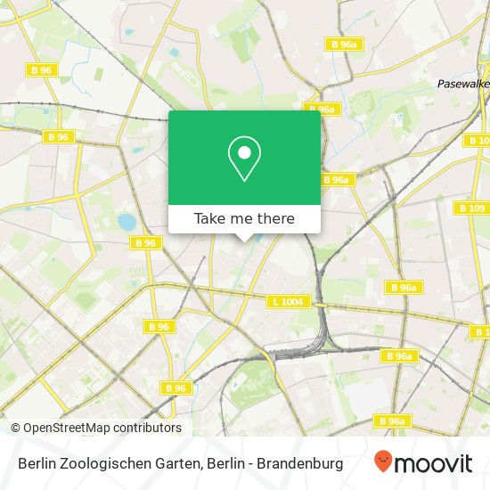 Berlin Zoologischen Garten map