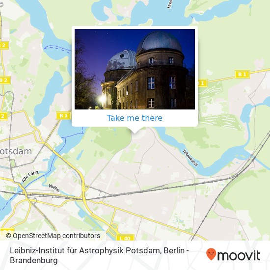 Карта Leibniz-Institut für Astrophysik Potsdam