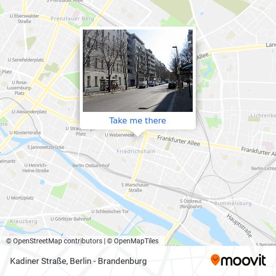 Карта Kadiner Straße