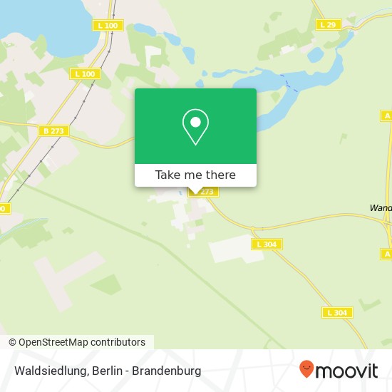 Waldsiedlung map