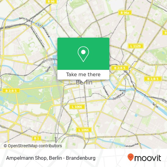 Ampelmann Shop map