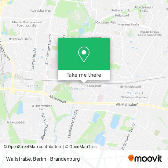 Wallstraße map