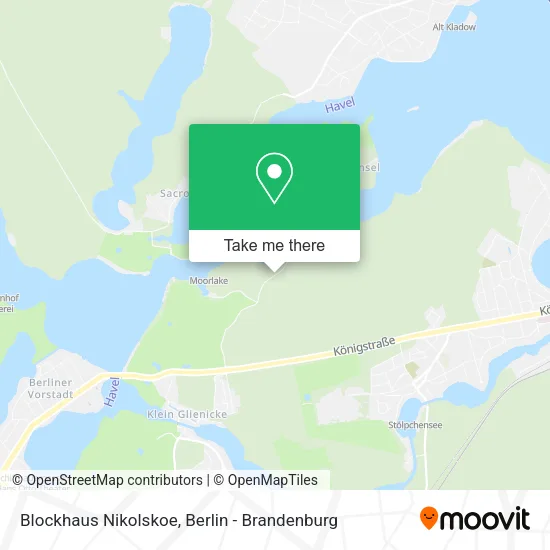 Blockhaus Nikolskoe map