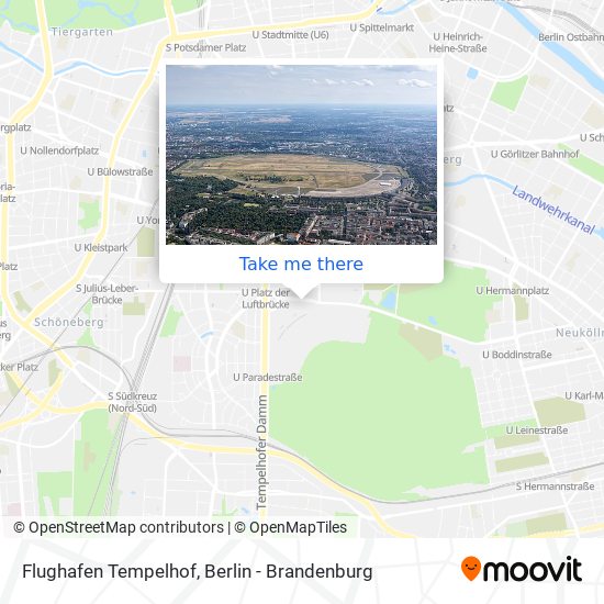 Карта Flughafen Tempelhof