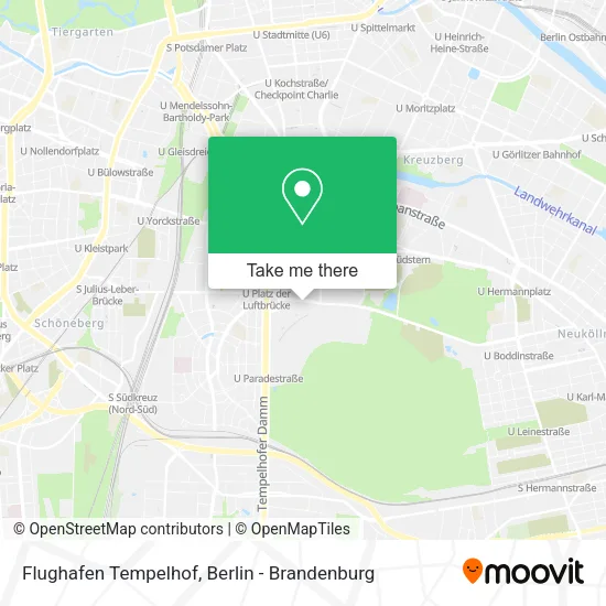 Карта Flughafen Tempelhof