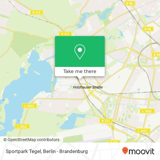 Карта Sportpark Tegel