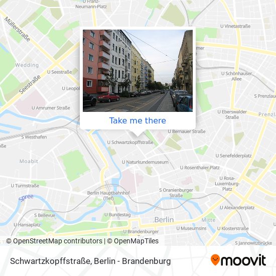 Карта Schwartzkopffstraße