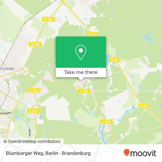 Blumberger Weg map