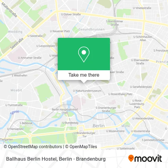 Ballhaus Berlin Hostel map