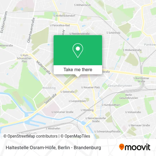 Карта Haltestelle Osram-Höfe