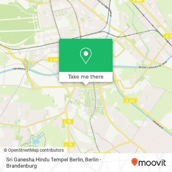 Sri Ganesha Hindu Tempel Berlin map