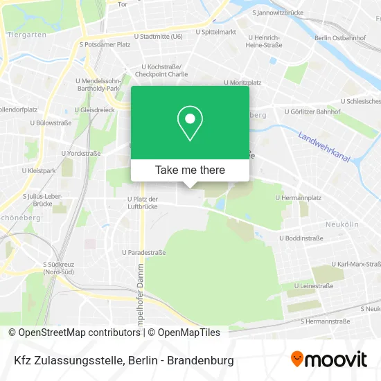 Kfz Zulassungsstelle map