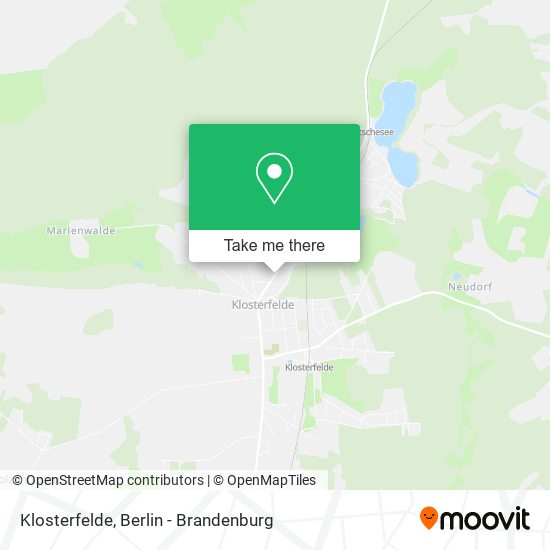 Klosterfelde map