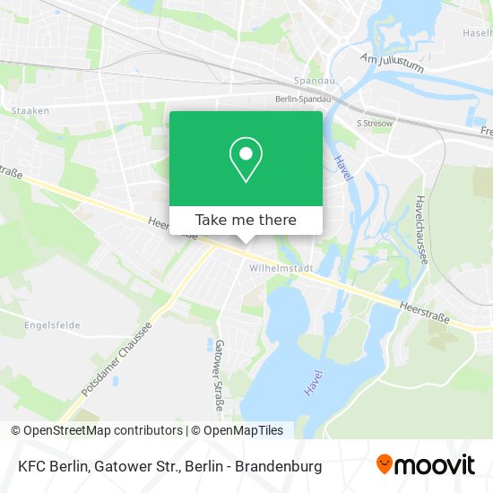 KFC Berlin, Gatower Str. map