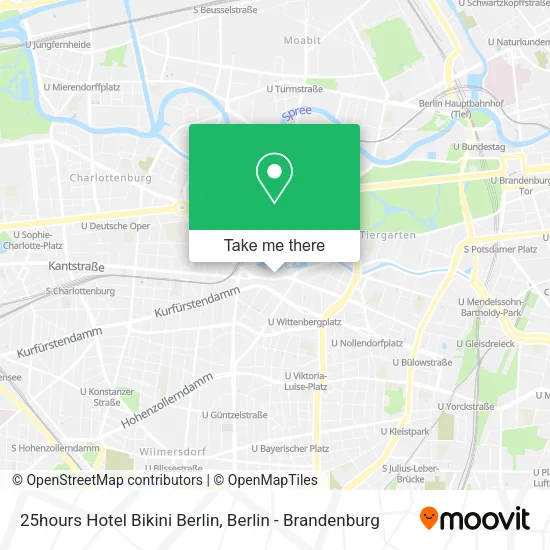 Карта 25hours Hotel Bikini Berlin