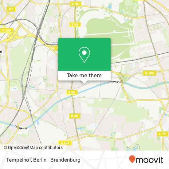 Tempelhof map