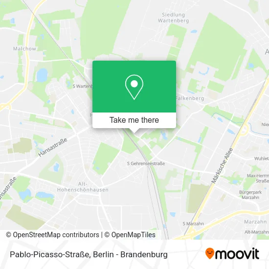 Карта Pablo-Picasso-Straße