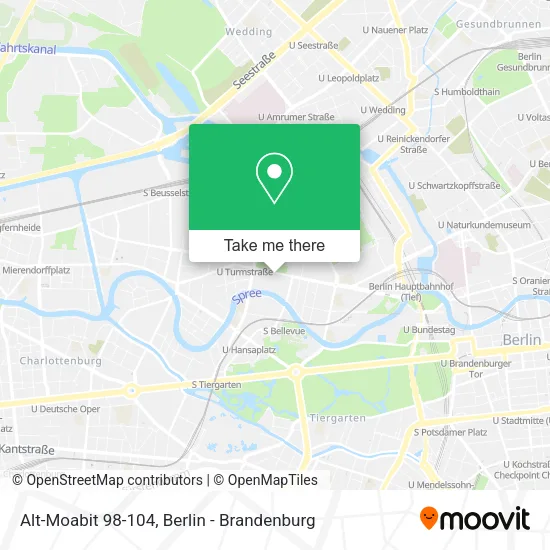 Alt-Moabit 98-104 map