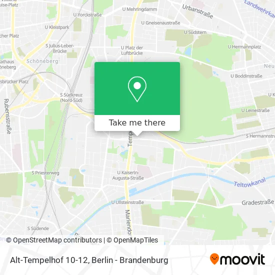 Alt-Tempelhof 10-12 map