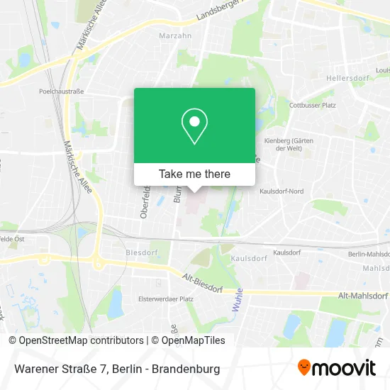 Warener Straße 7 map