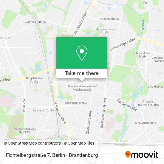 Карта Fichtelbergstraße 7