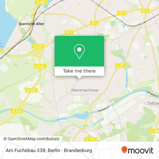 Am Fuchsbau 33B map