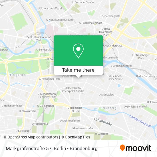 Карта Markgrafenstraße 57