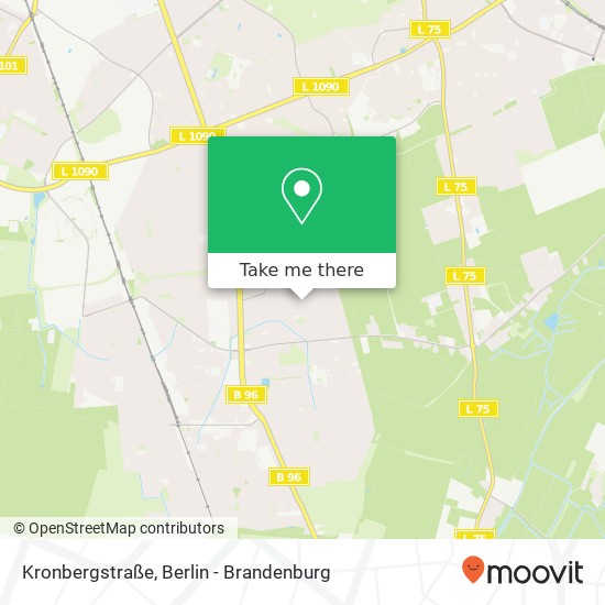 Kronbergstraße map