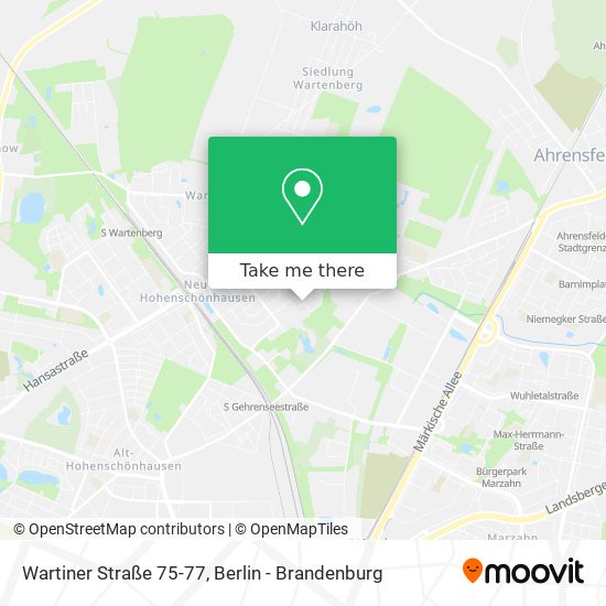 Wartiner Straße 75-77 map