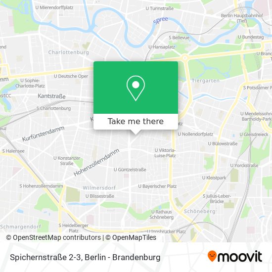 Spichernstraße 2-3 map