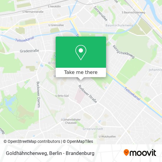 Goldhähnchenweg map