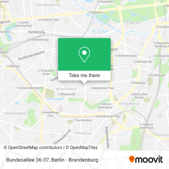 Bundesallee 36-37 map
