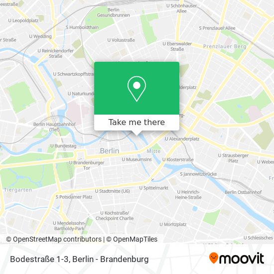 Bodestraße 1-3 map