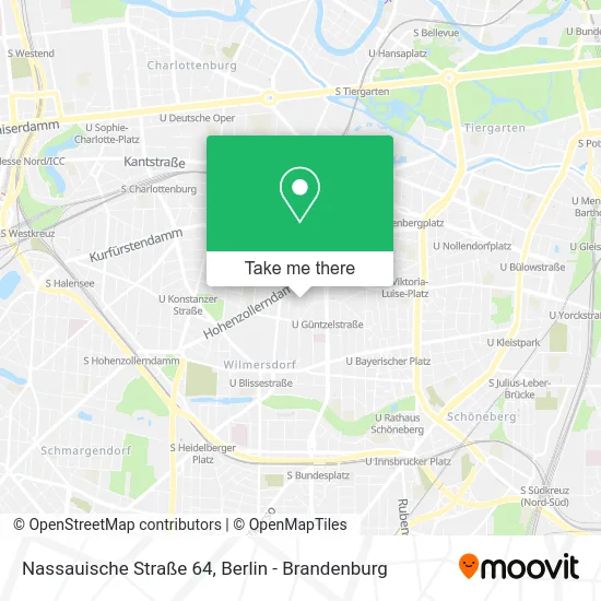 Карта Nassauische Straße 64