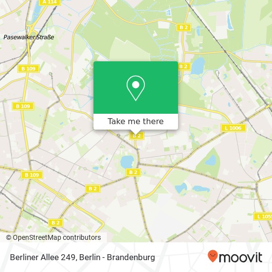 Berliner Allee 249 map