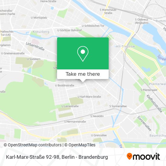 Карта Karl-Marx-Straße 92-98