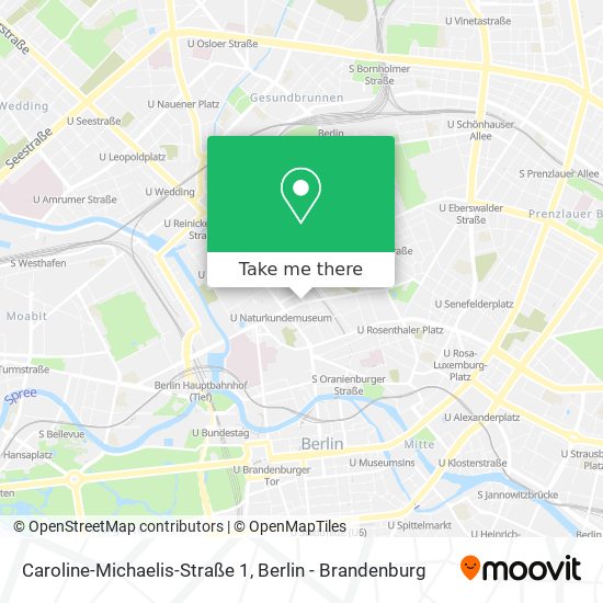 Caroline-Michaelis-Straße 1 map