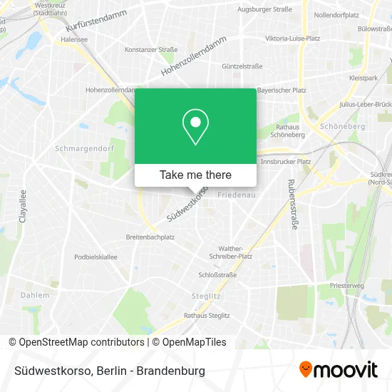 Südwestkorso map