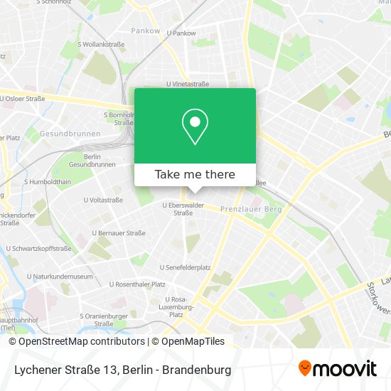 Lychener Straße 13 map