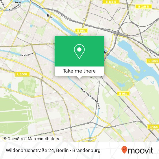 Карта Wildenbruchstraße 24
