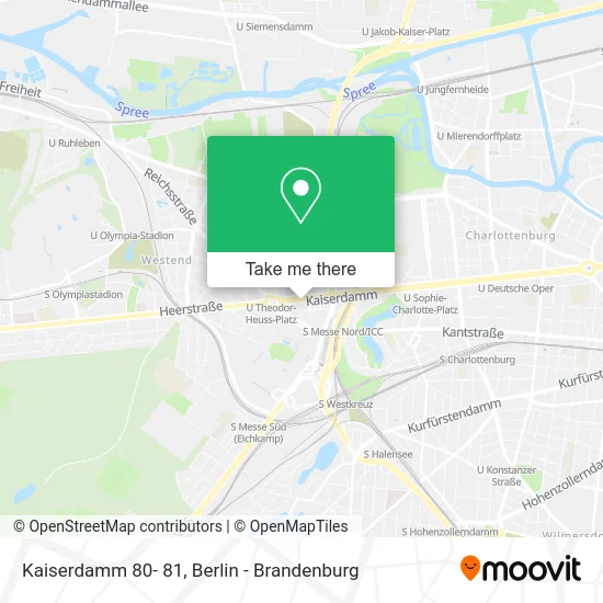Карта Kaiserdamm 80- 81