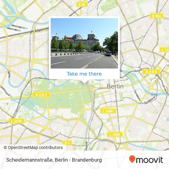 Карта Scheidemannstraße