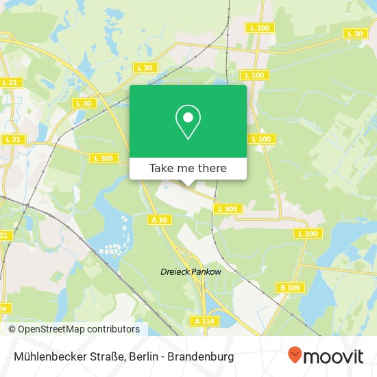 Mühlenbecker Straße map