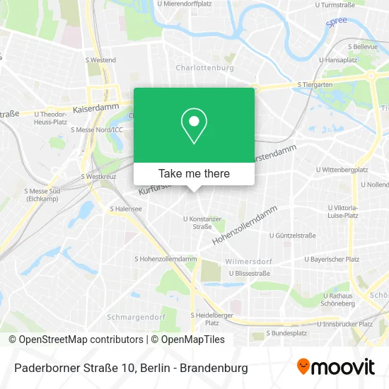 Карта Paderborner Straße 10
