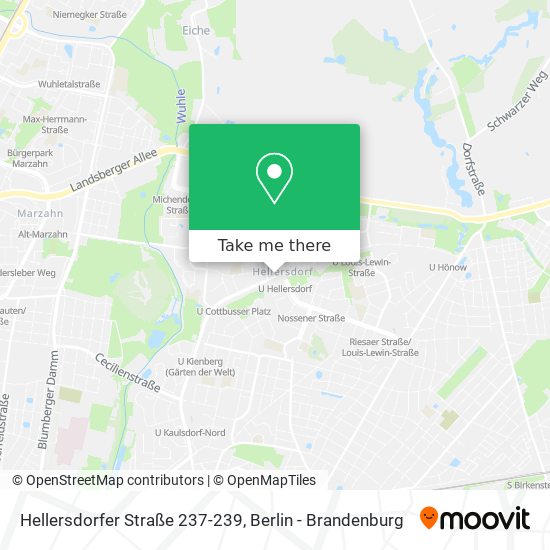 Карта Hellersdorfer Straße 237-239