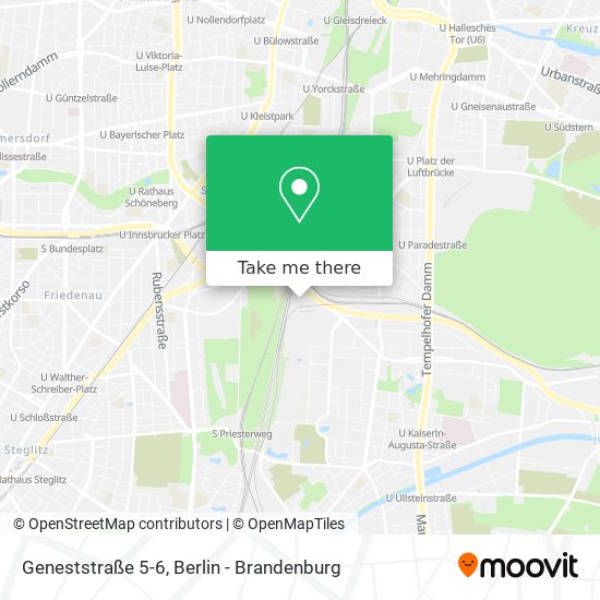 Geneststraße 5-6 map