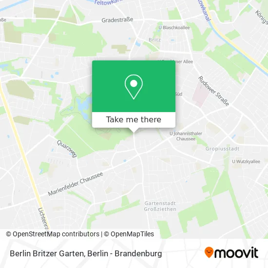Карта Berlin Britzer Garten