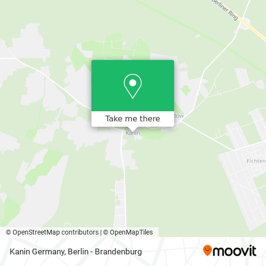 Kanin Germany map