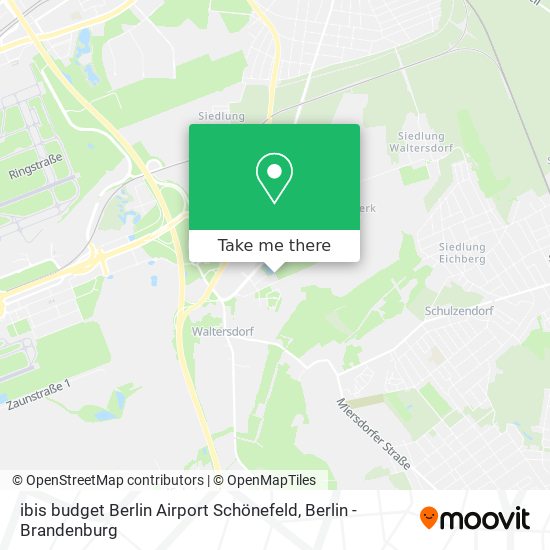 ibis budget Berlin Airport Schönefeld map