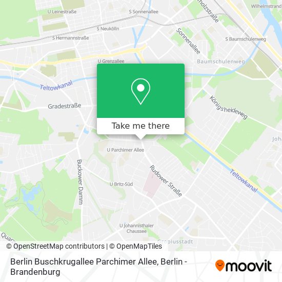 Berlin Buschkrugallee Parchimer Allee map
